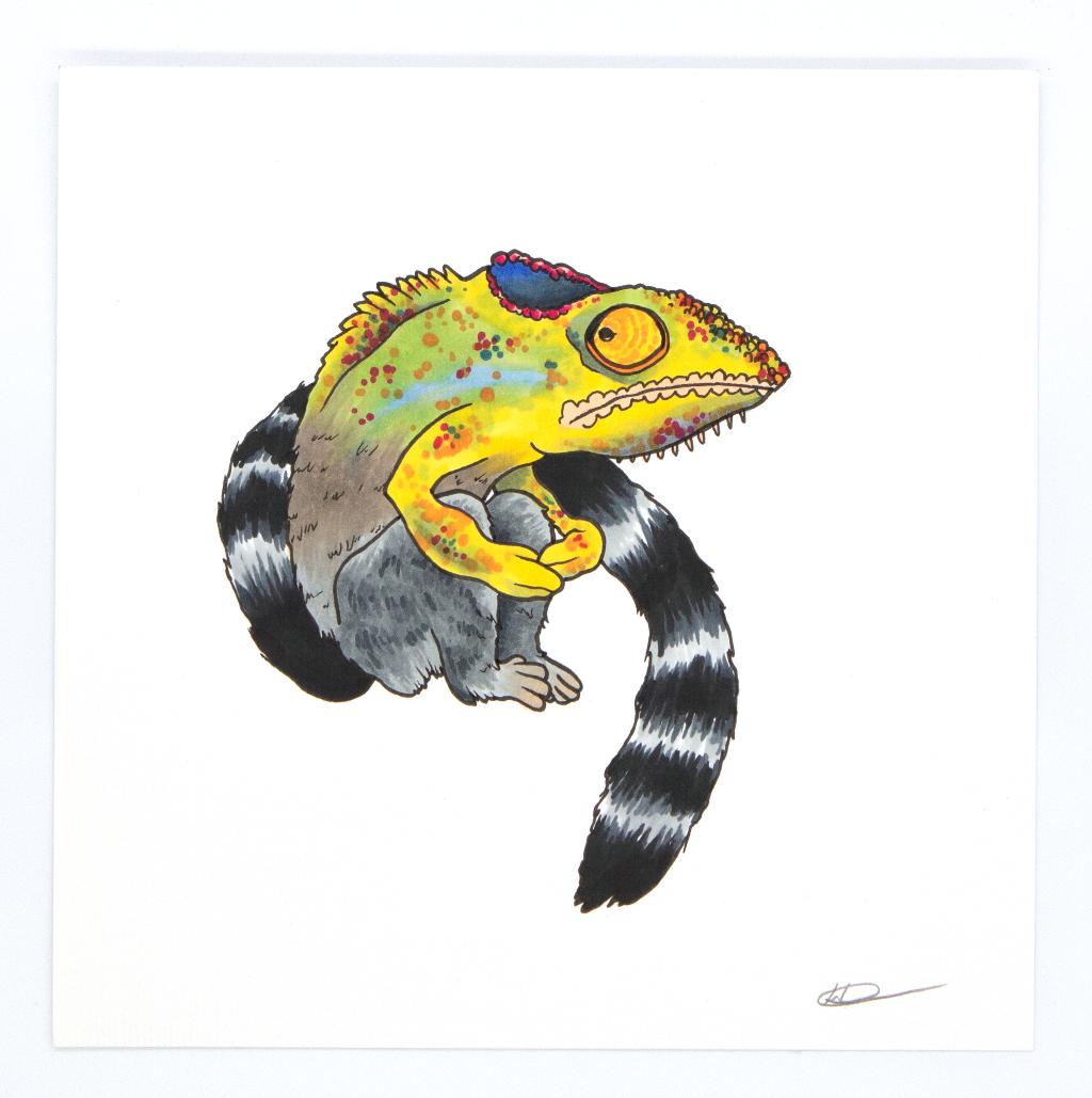 ''Curly'' original illustration by Hugh Deaver