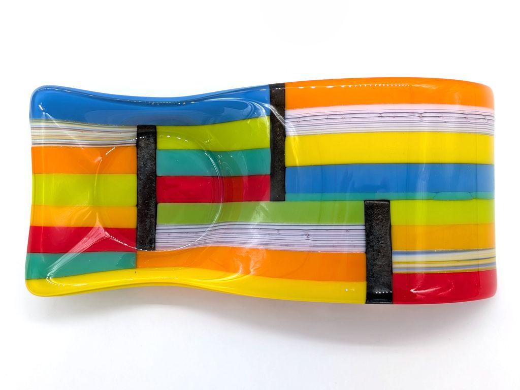 ''Fused Glass Ladle Rest'' by Jim Rice