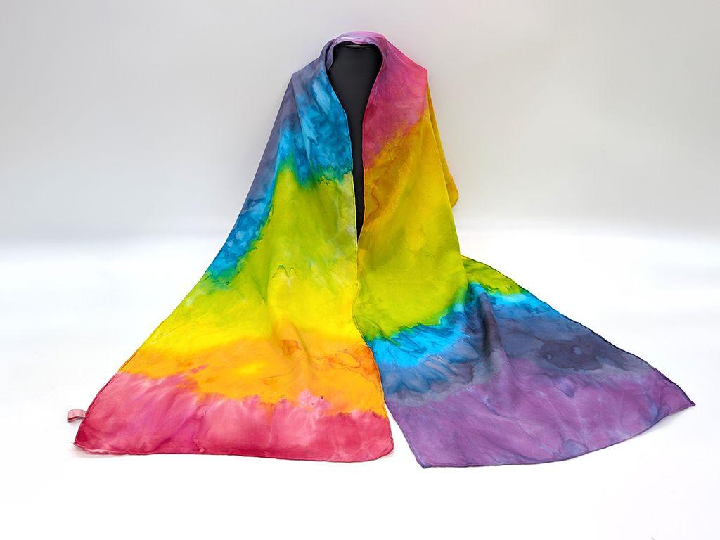 ''Prism'' Silk Scarf by Dawn Ward