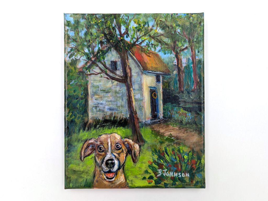 ''Watch Dog Watching'' by Betty Johnson