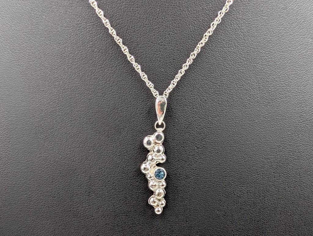 ''Rising Bubbles'' Necklace by Dee Caiazza