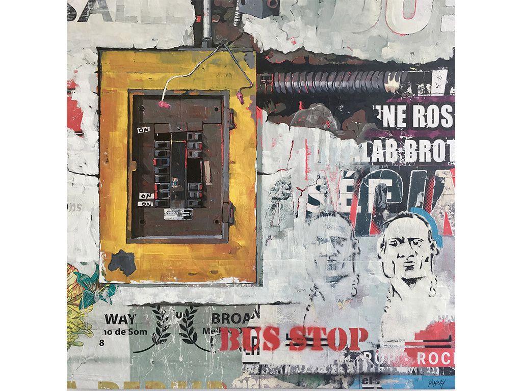 ''Urban Wall (Fuse Box)'' by Catherine Mackey