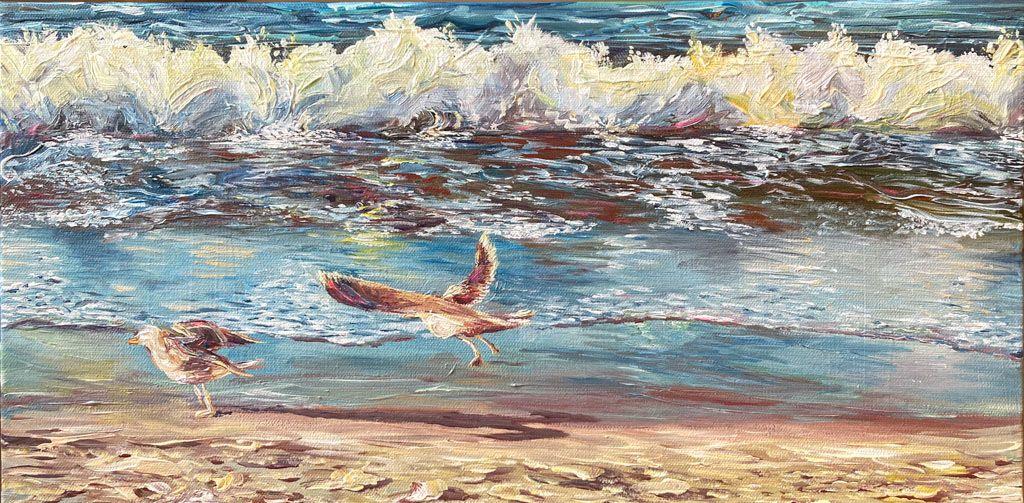 ''Seagulls of San Francisco 1: Escaping the Waves'' ...