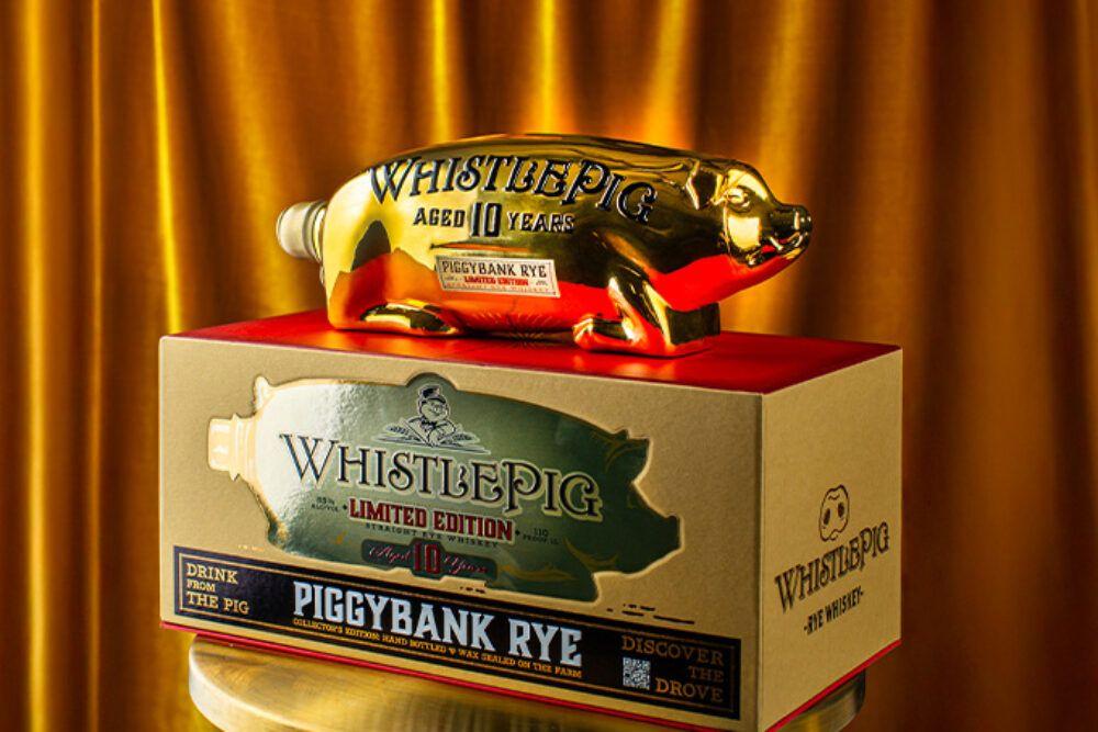 WhistlePig 10-Year Rye Gold Piggybank