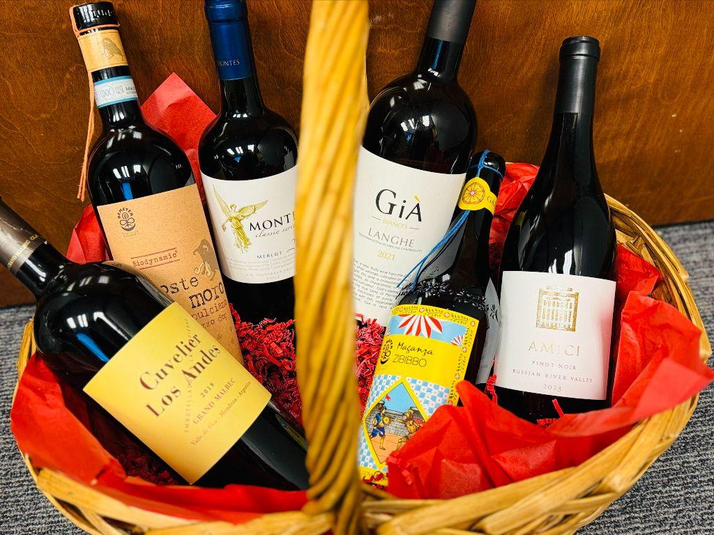 Wine Basket 3 - 6 Bottles