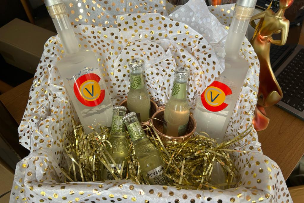 CVC Vodka and Copper Mule Cups