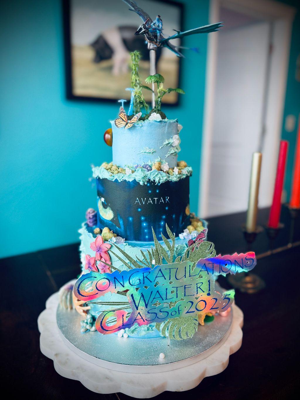 Custom 3-Tier Cake from Four Birds Cakes and Bakes (...