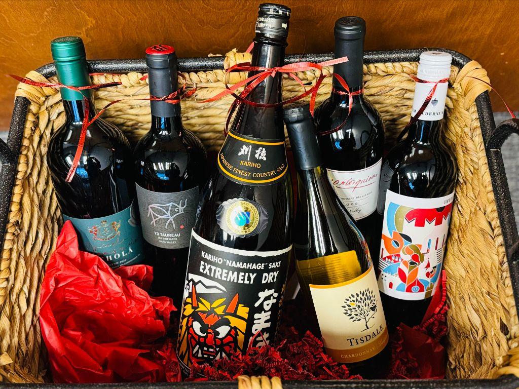 Wine Basket 5 - 6 Bottles
