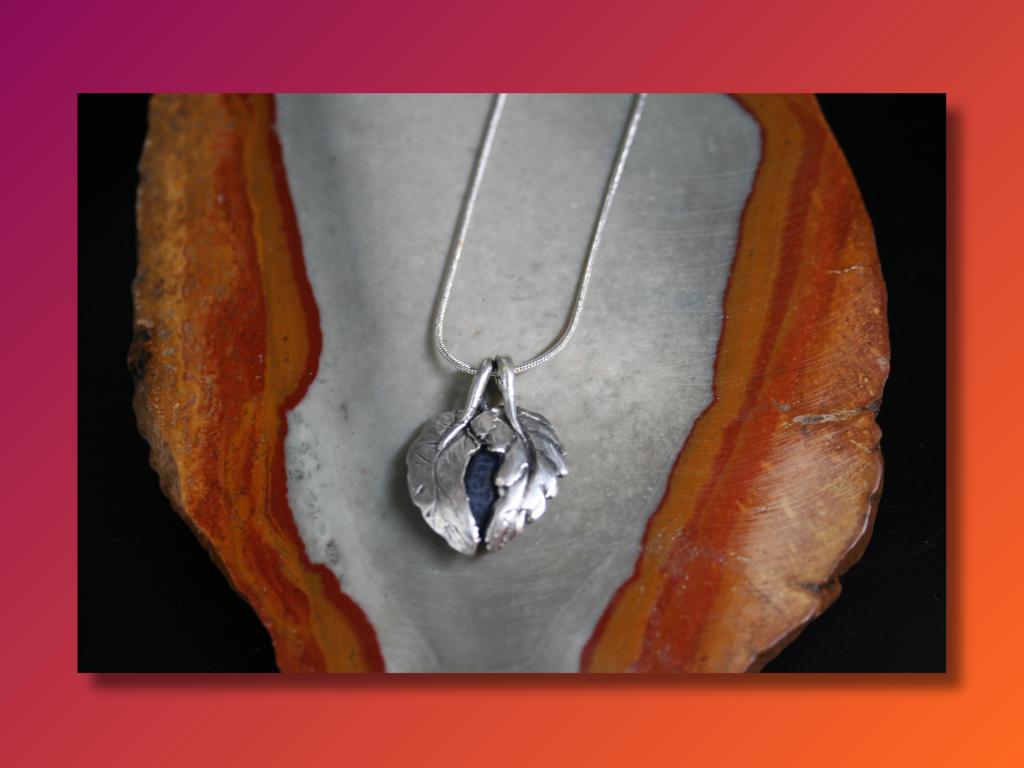 Falling Leaves Necklace by Dr. Elena Plante, CCC-SLP