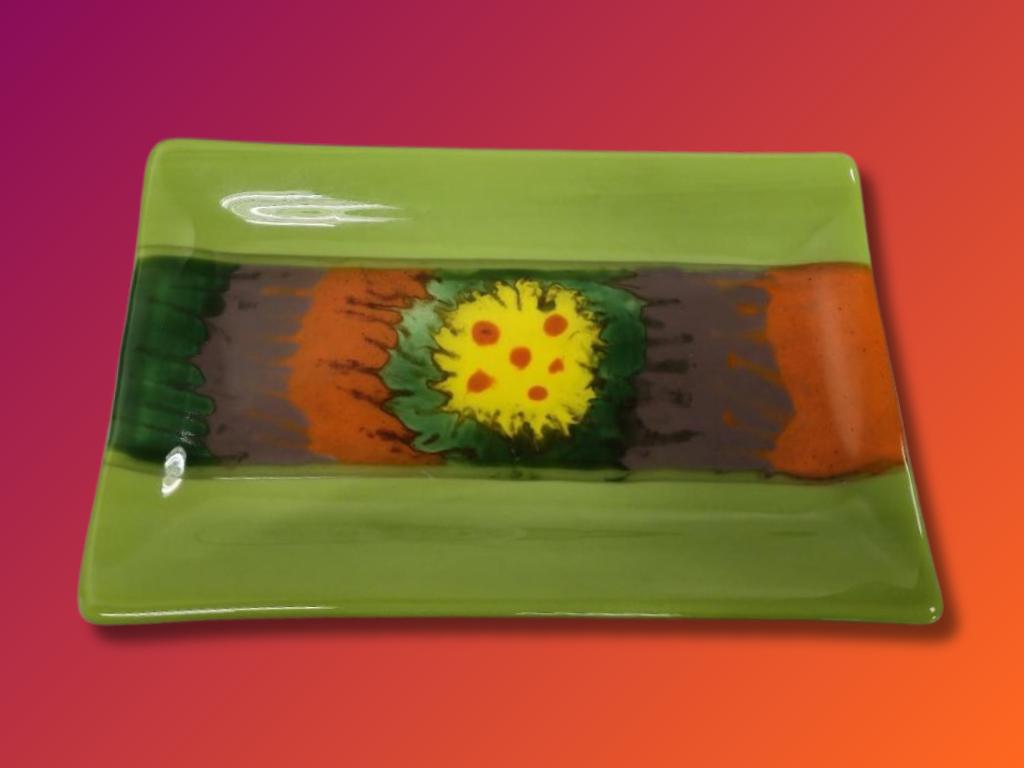 Rectangular Glass Dish by ASHA Retiree Andrea Falzar...