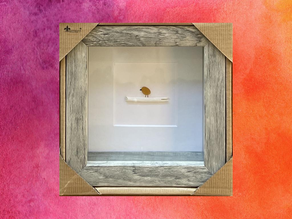 One-of-a-Kind Sea Glass Art (Bird) by Cesar Williams...
