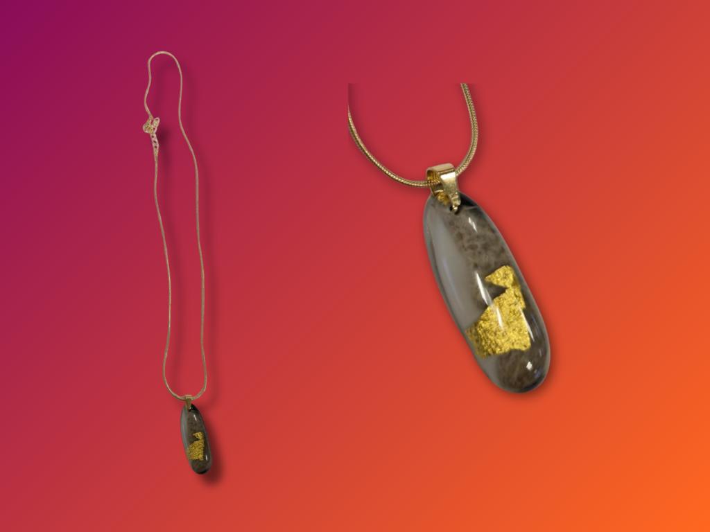 Glass Pendant 3 by ASHA Retiree Andrea Falzarano