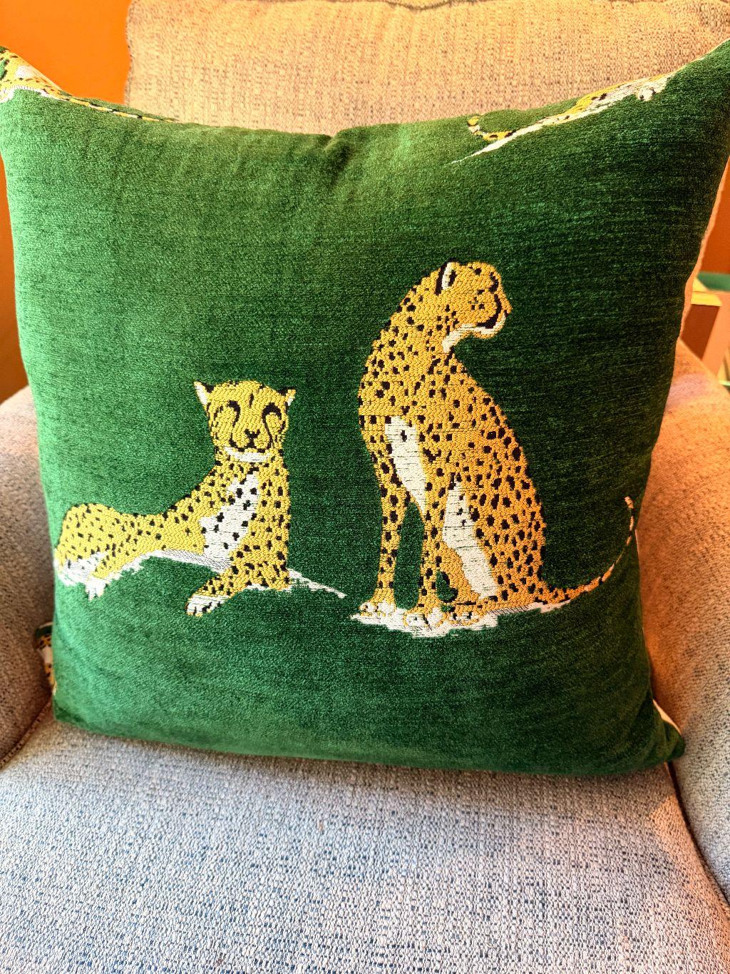 Pillow with Cheetah Print Donated by Magnolia Lighti...