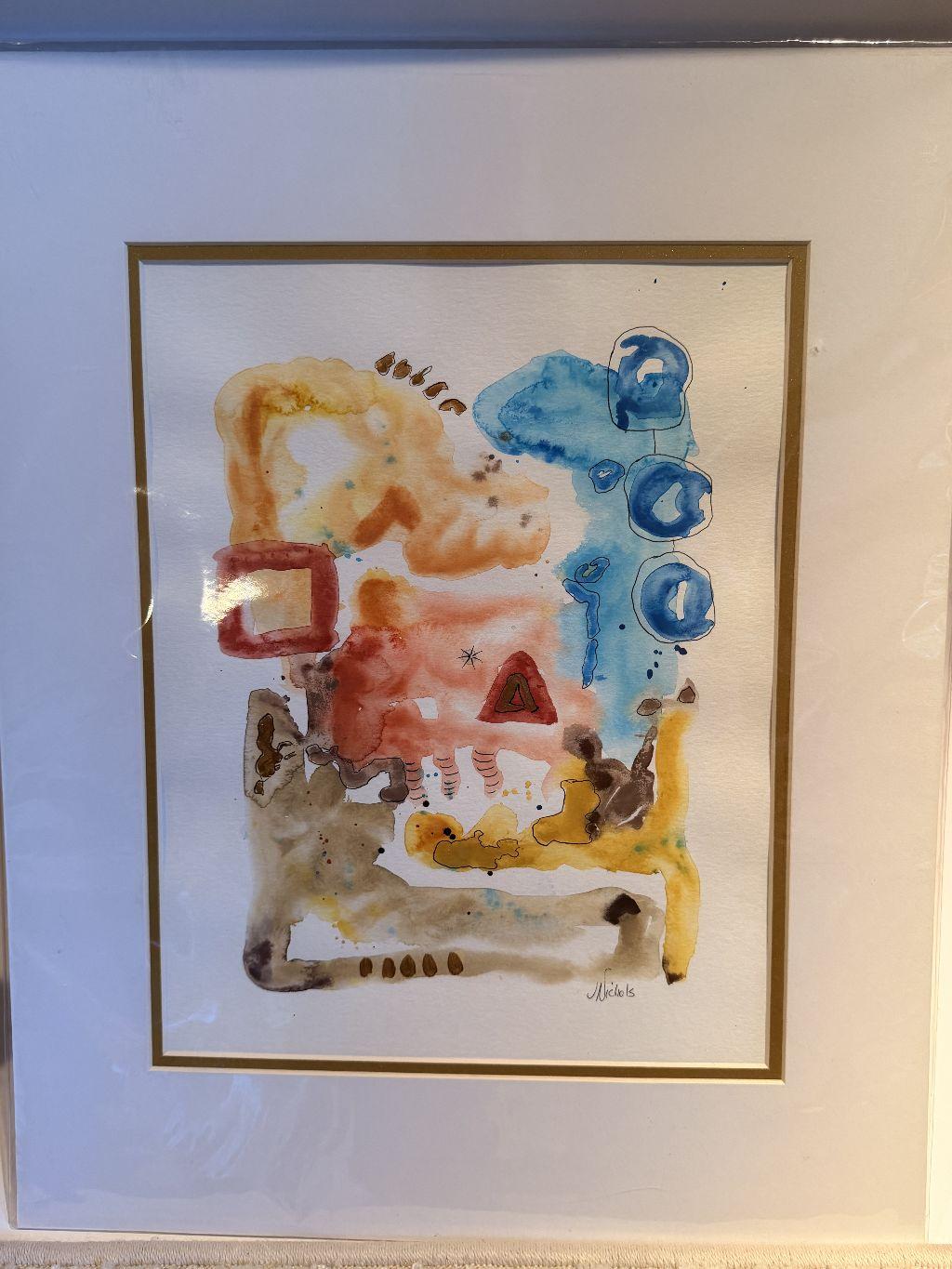 ''Reverie 1'' Original Watercolor Painting by Jane N...