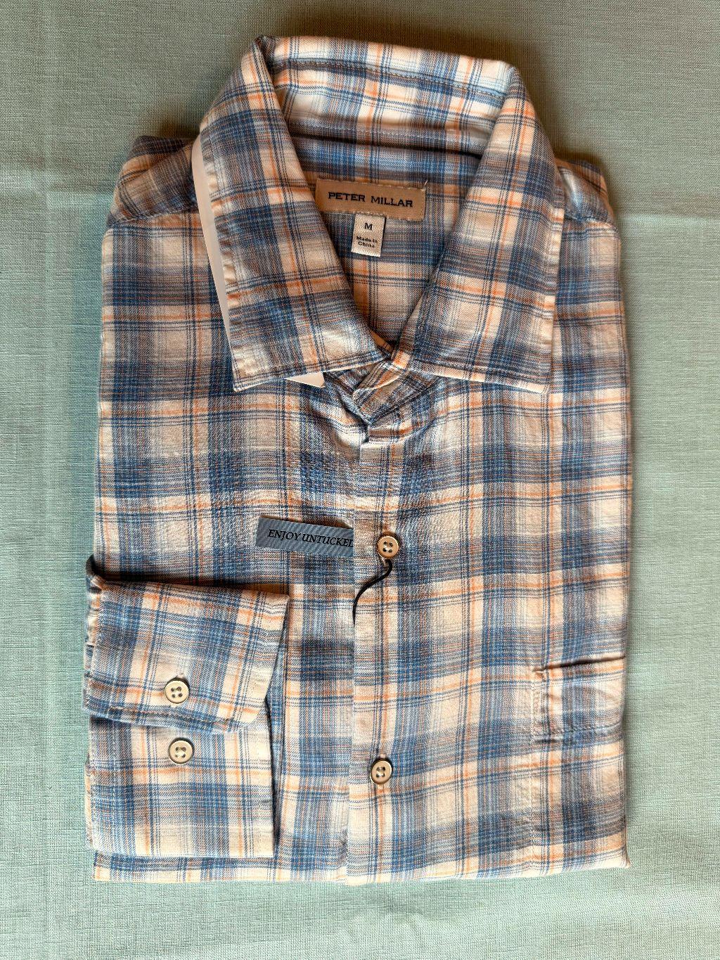 Peter Millar Men's Medium Button Up Shirt