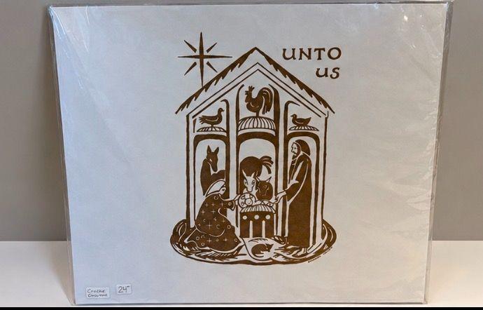 'Unto Us'' - Mildred Wolfe Original Print