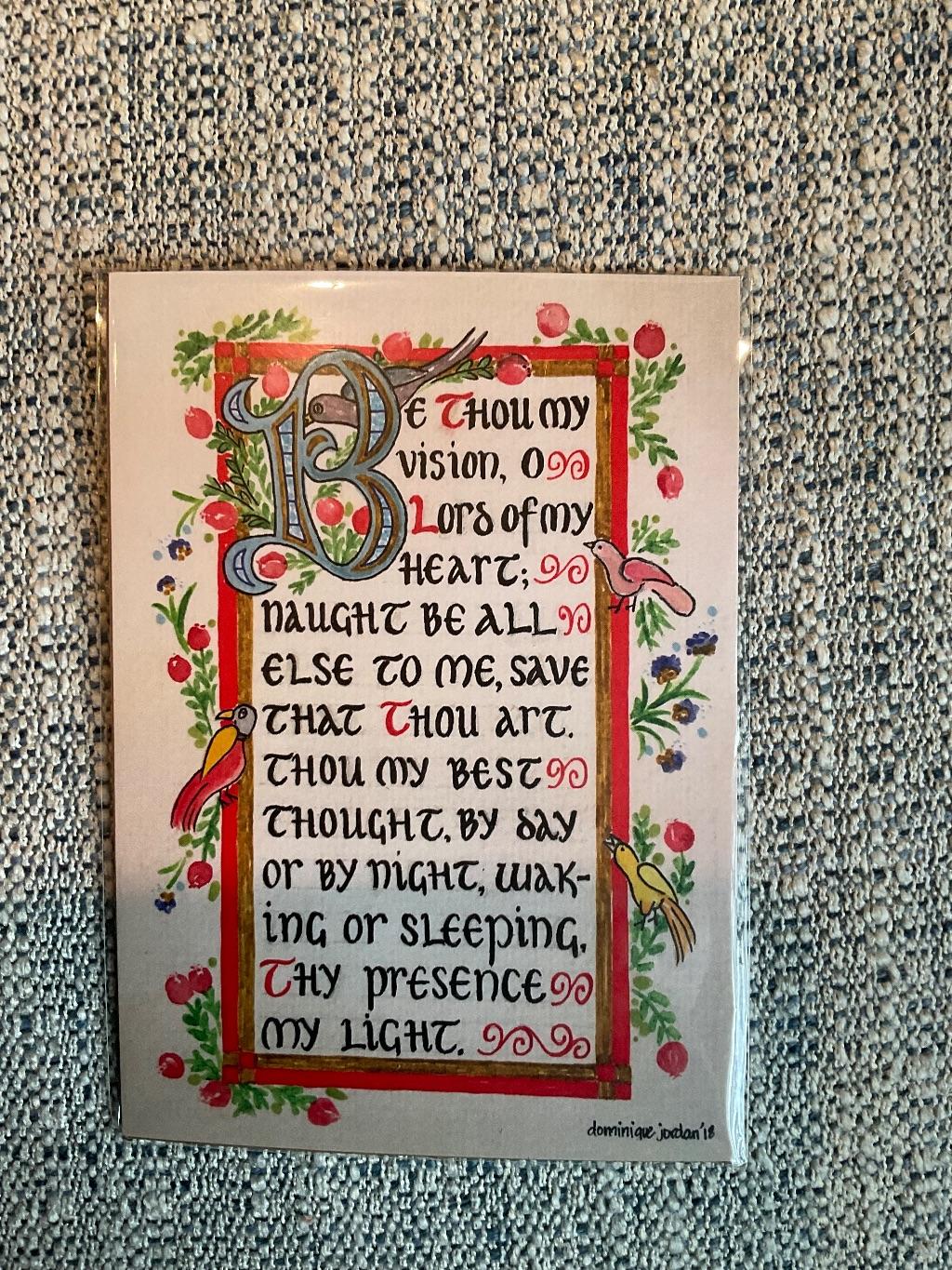 Be Thou My Vision art print Donated by Dominique Jor...