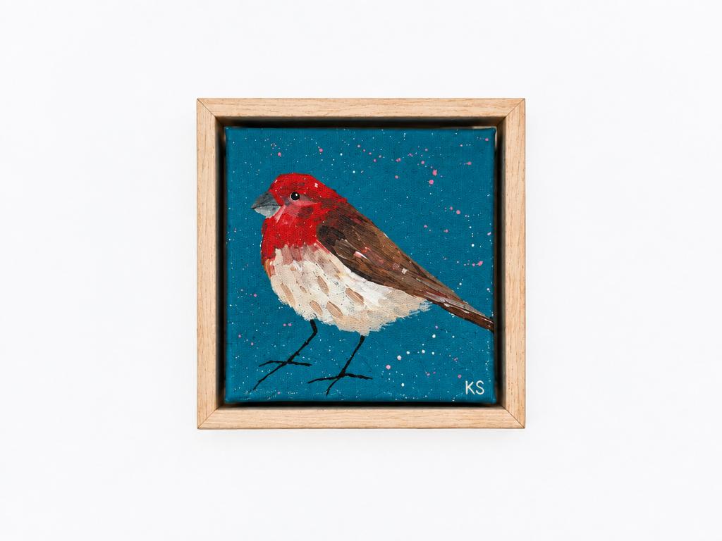 Kate Freemon Schultz “House Finch'' - Original...