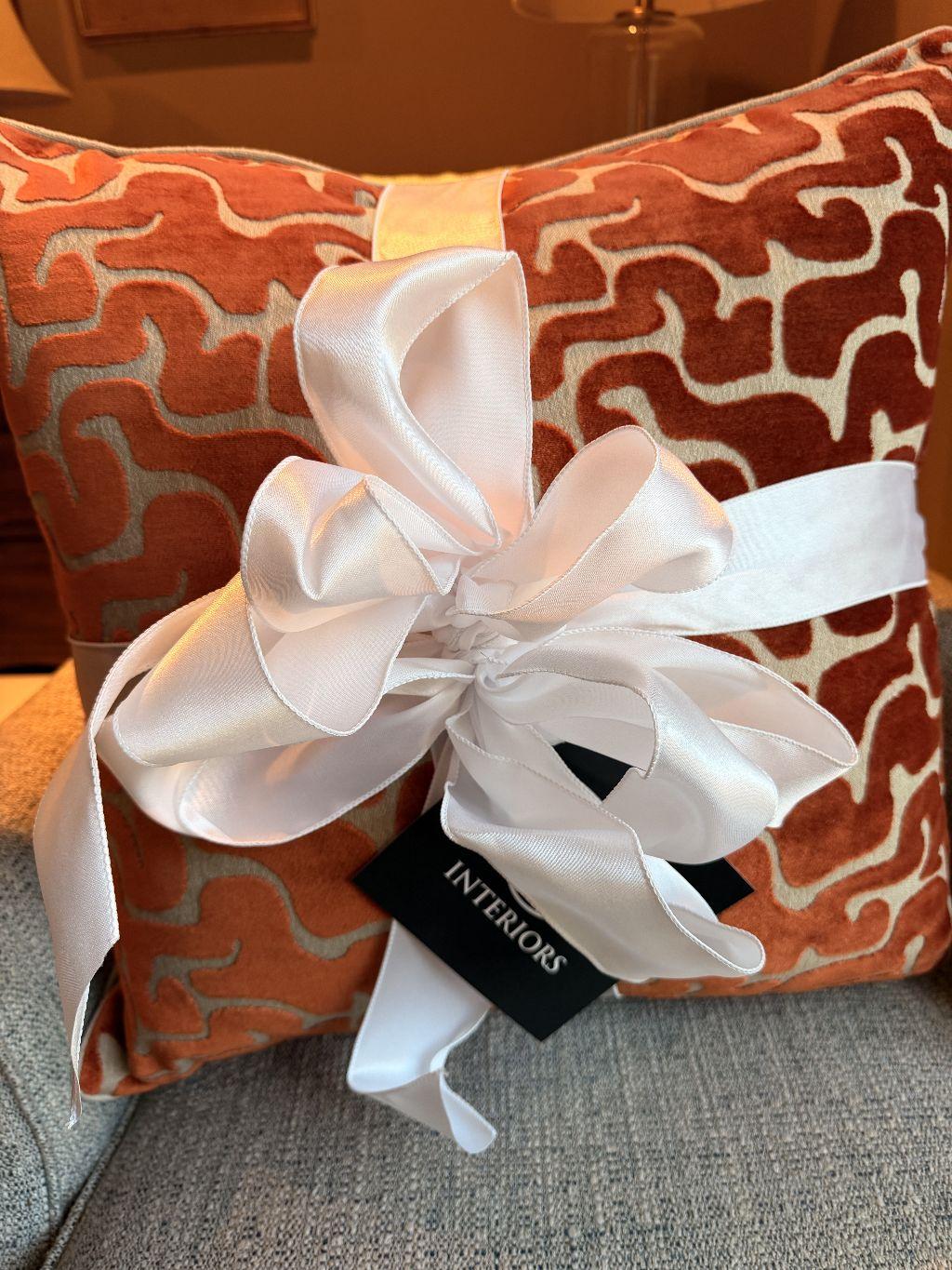 Pair of Designer Pillows Donated by ASJ Interiors
