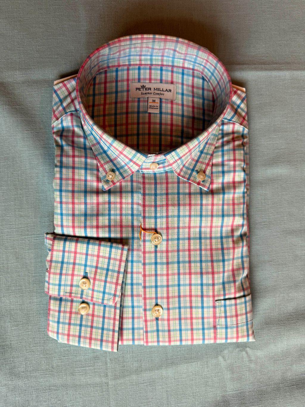 Peter Millar Men's Medium Button Up Shirt