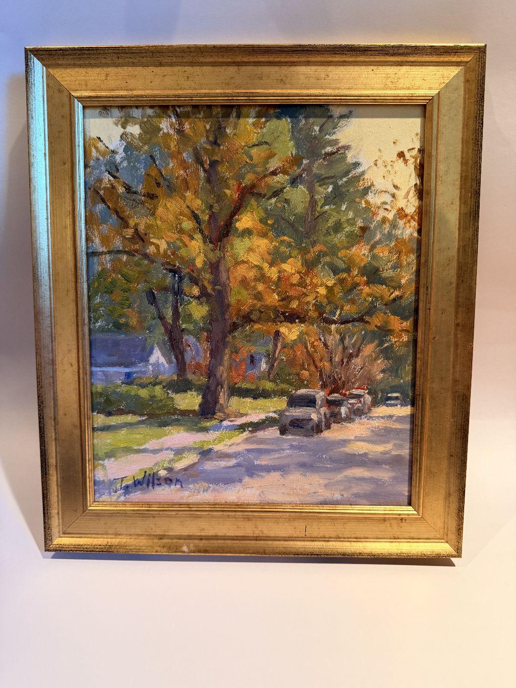 ''Olive Street'' Original Framed Oil Painting by Tho...