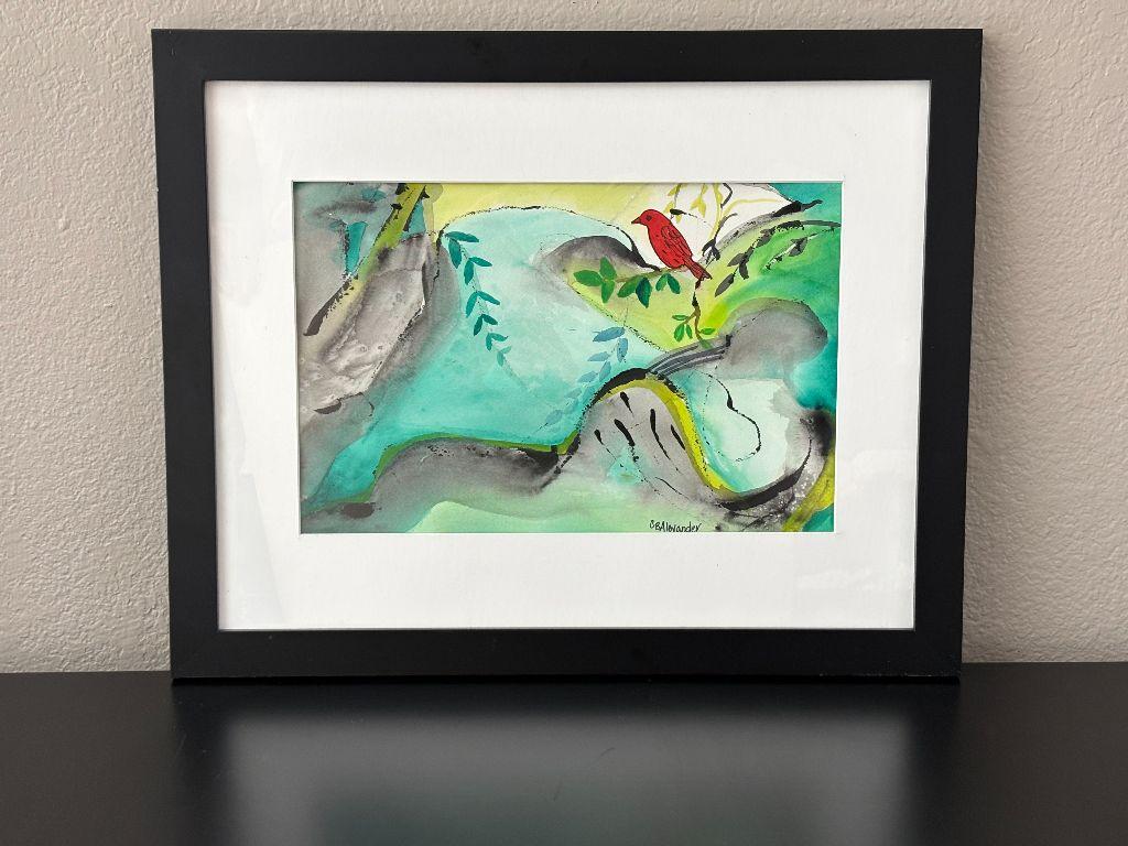 Cristy B. Alexander Artwork - ''From A Birds I View'...
