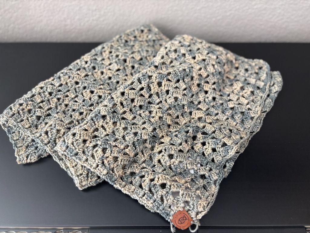Crochet Shawl - Pima Cotton