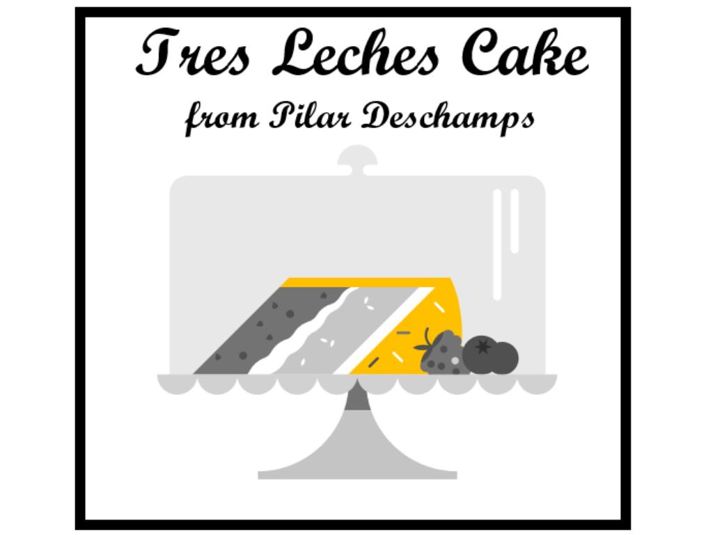 Gift Certificate for Tres Leches Cake