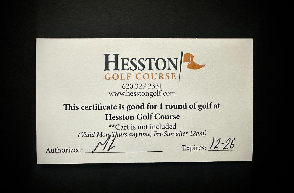 1 Round of Golf
