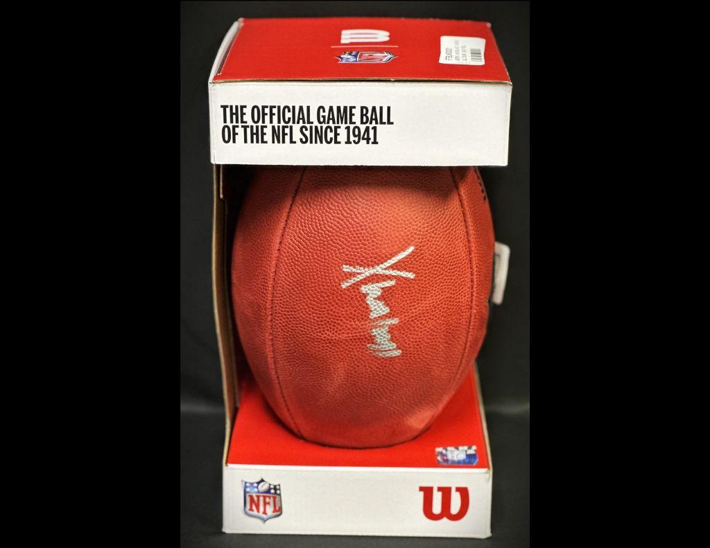 NFL Football Autographed by Xavier Worthy