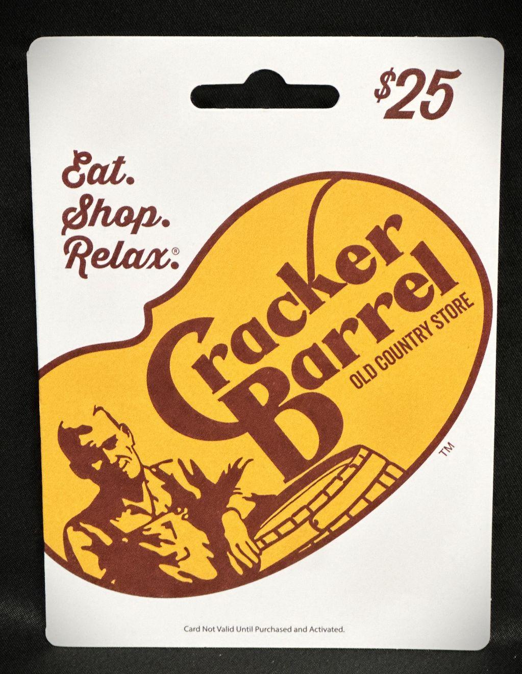 $25 Cracker Barrel Gift Card