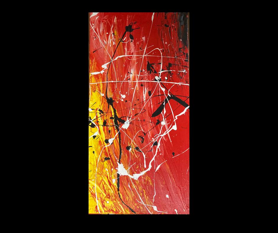 Four Panel Tetraptych Painting by Norma Perez-Abreu