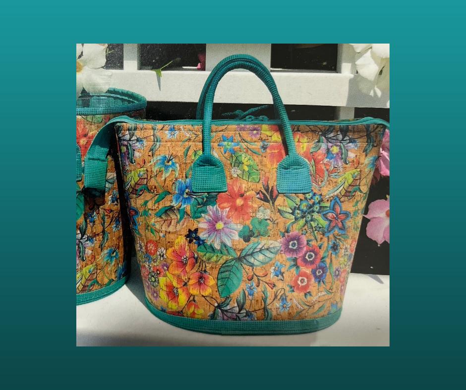Tote Bag with Matching Pouch Created by Mary Fehr