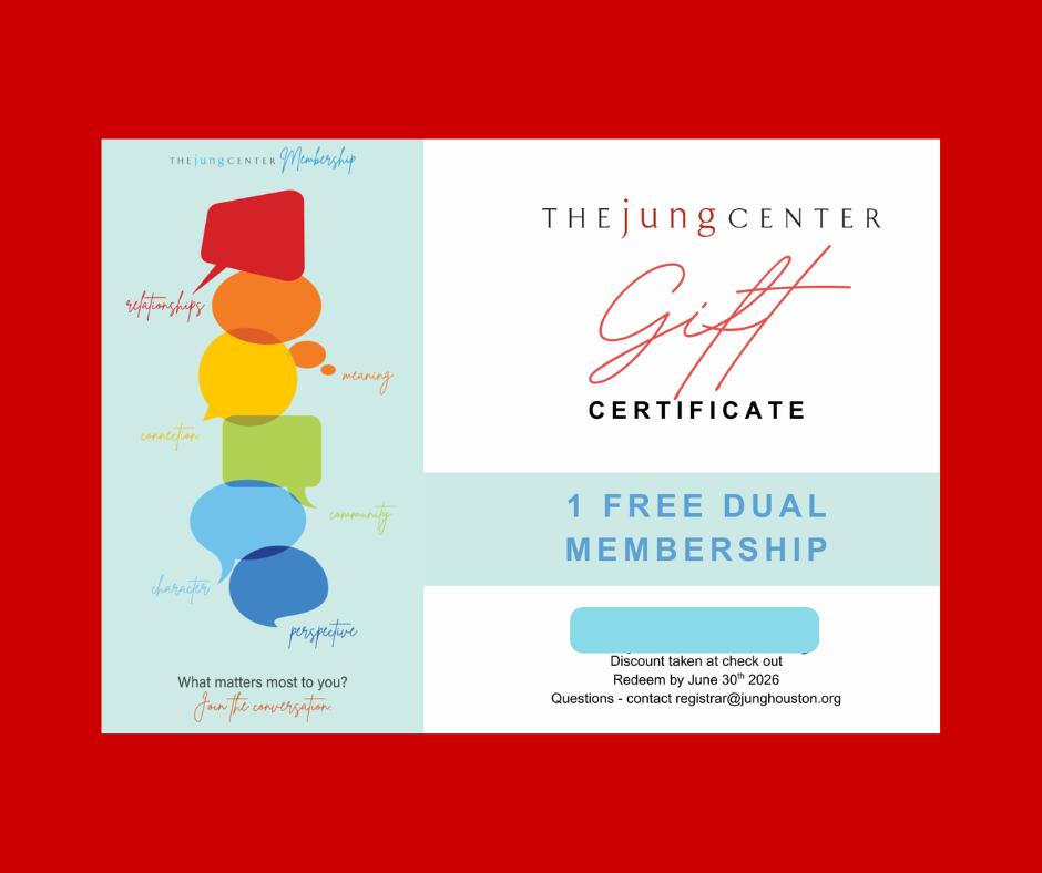 The Jung Center Dual Membership