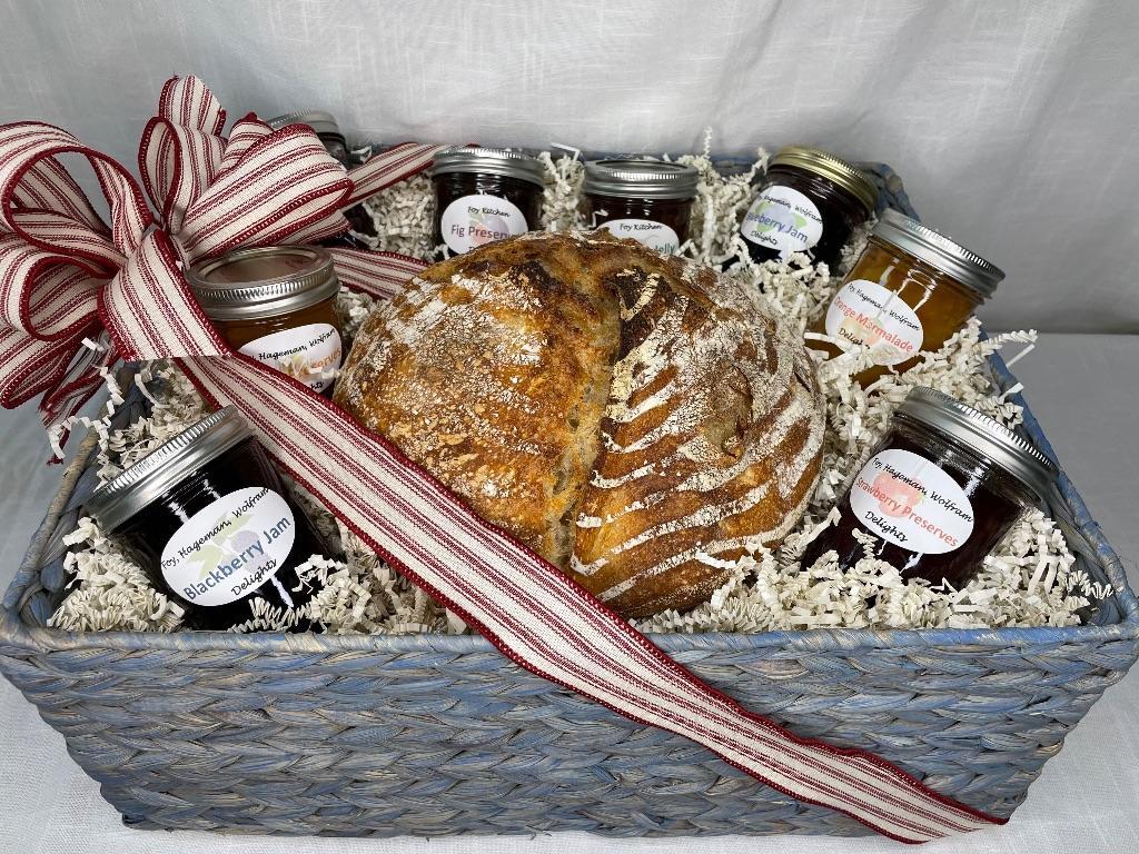 Basket of Homemade Jams from Dana & Stephanie Fo...
