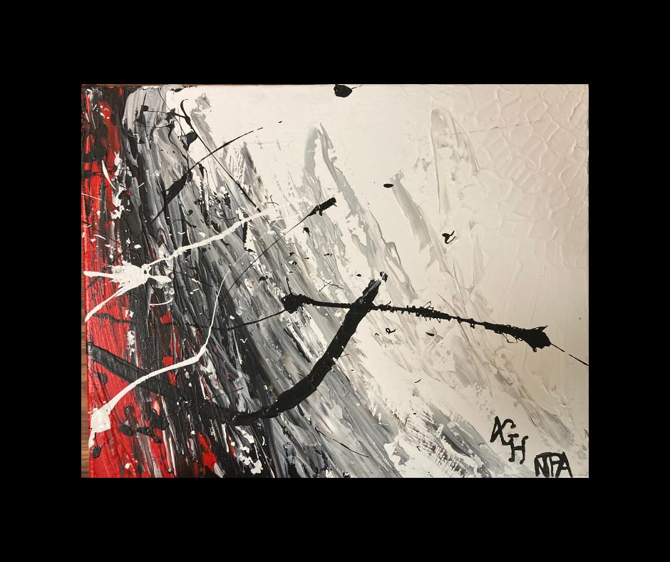 Four Panel Tetraptych Painting by Norma Perez-Abreu