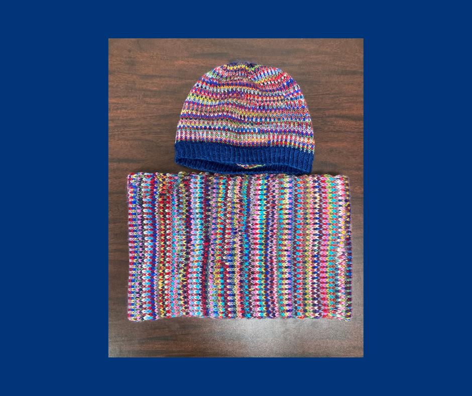 Hand Knitted Cowl and Hat by Cindy Wolfram