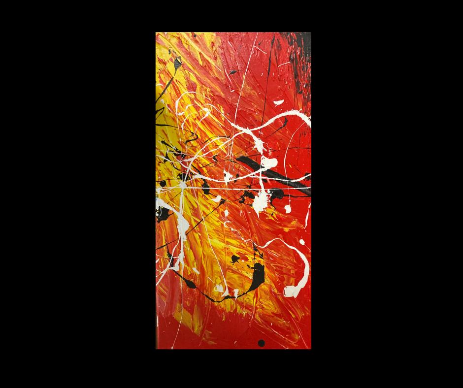 Four Panel Tetraptych Painting by Norma Perez-Abreu