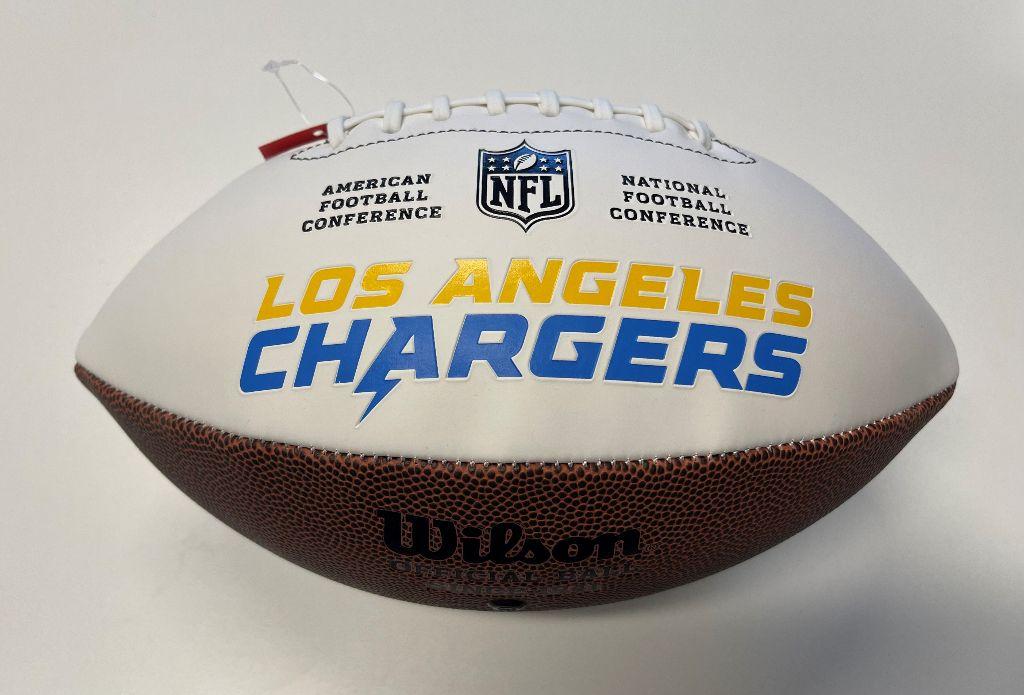 Autographed Football by Khalil Mack of the Los Angeles Chargers