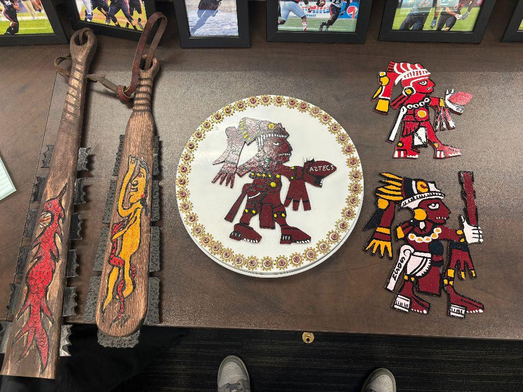 Handmade One-of-a-Kind Aztec Artwork by Bob Long