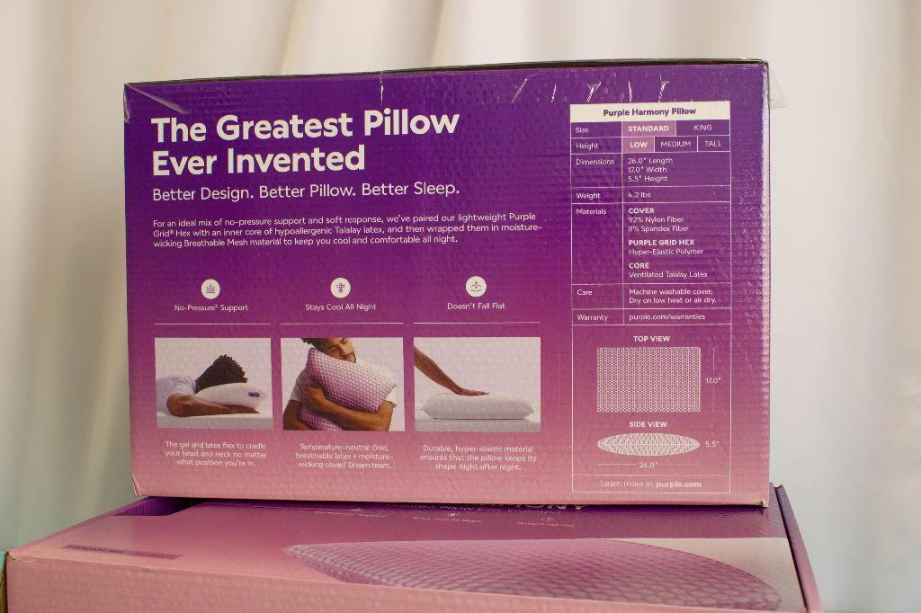 Pair of Purple Pillows and Gift Card