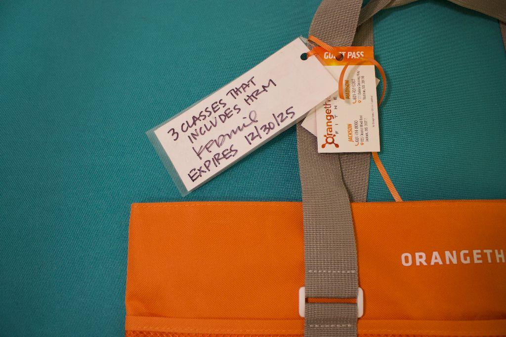 3 Classes at Orangetheory Fitness and an Orangetheory Tote Bag