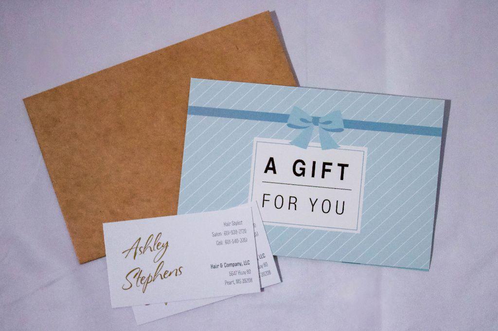 Gift Certificate for a Shampoo and Hair Styling Session