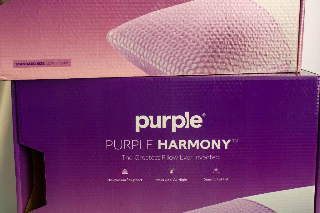 Pair of Purple Pillows and Gift Card