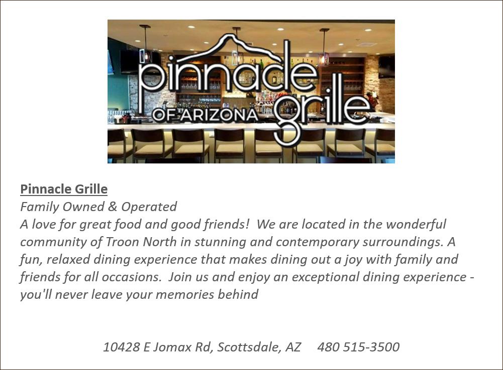 Dinner Out at Jalapeno Inferno, Pinnacle Grille, Tonto Bar & Grill