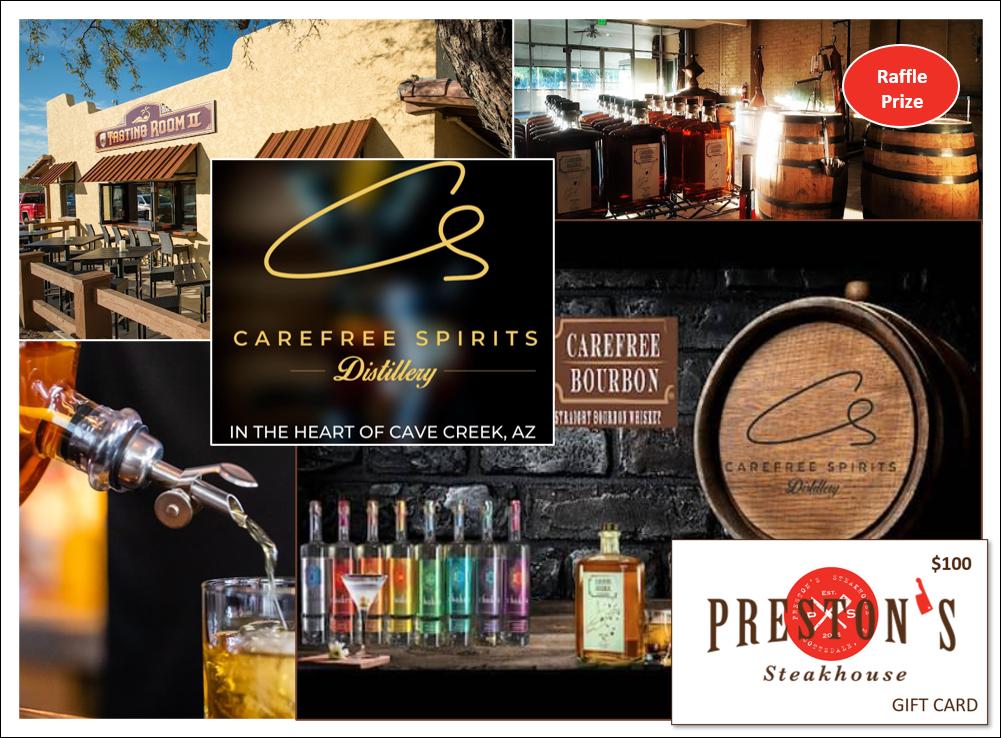 Raffle Prize - Carefree Spirits Distillery with Pres...