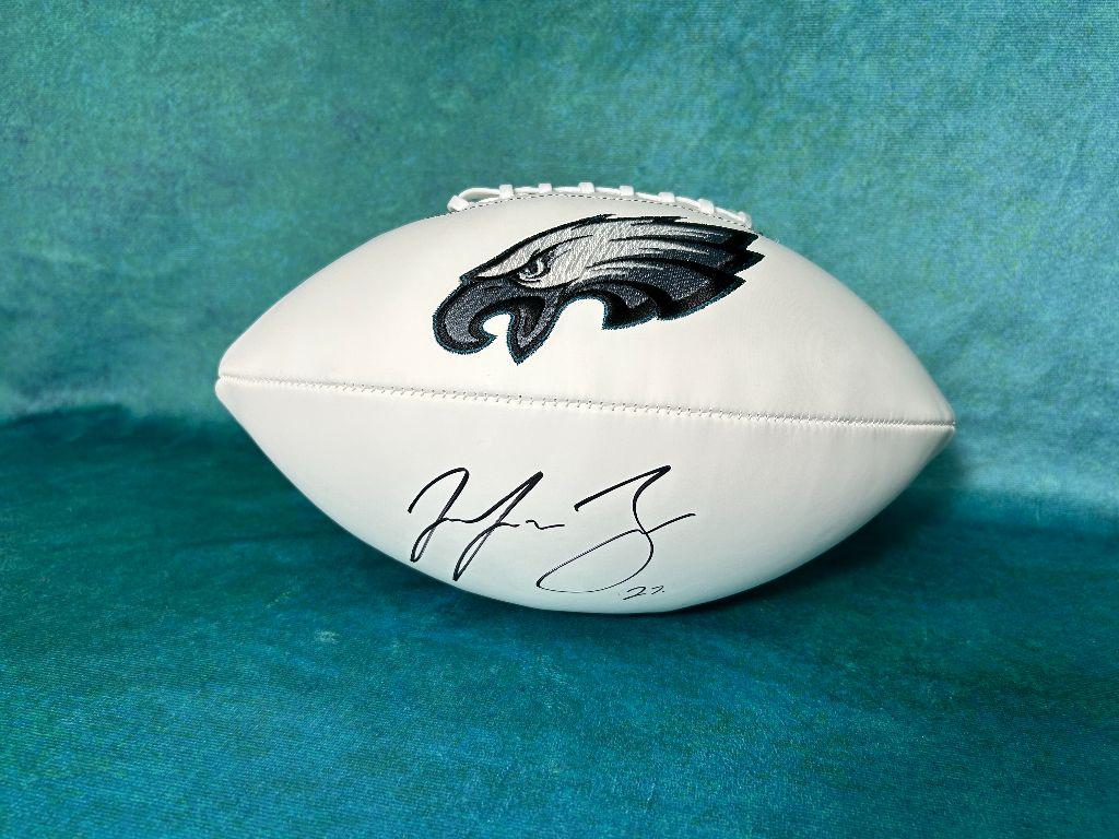 Eagles Malcolm Jenkins Signed Football & Book