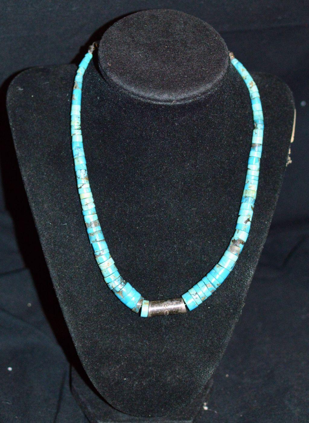 Turquoise and Silver Necklace