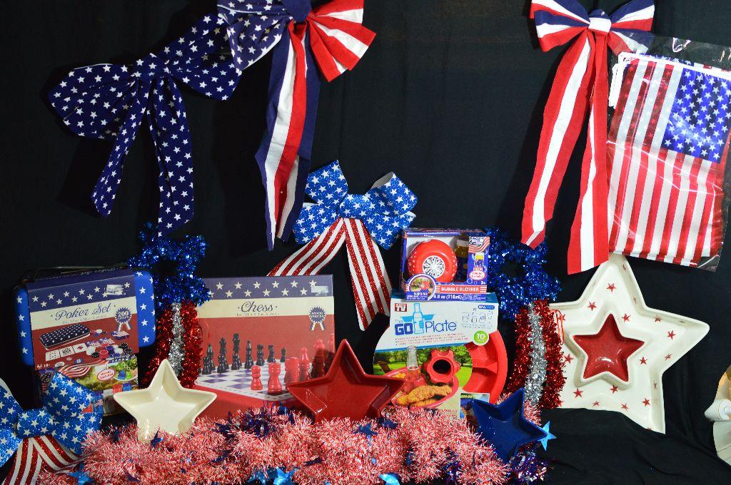 Fourth of July Party Basket