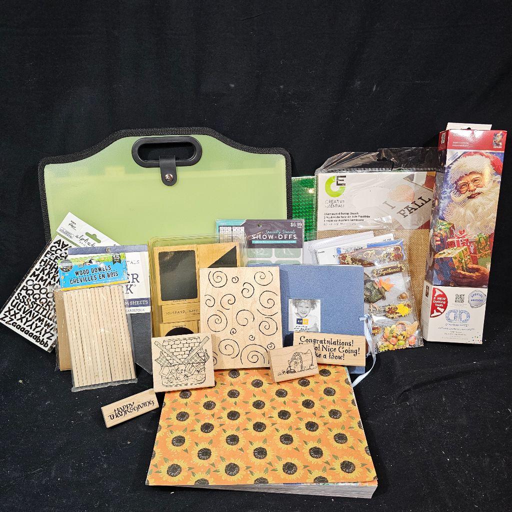 Scrapbooking and Crafts Basket